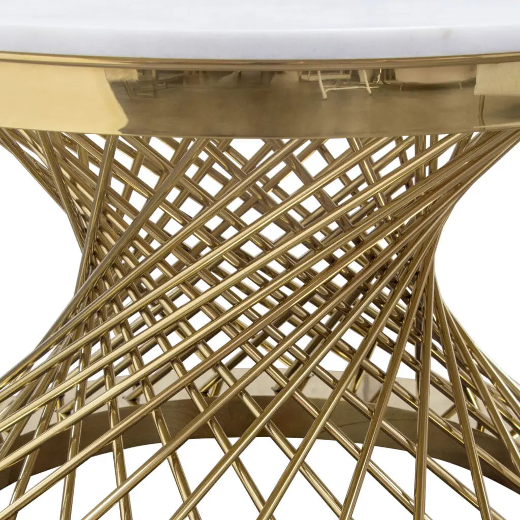 Golden Stainless Steel Centre Table