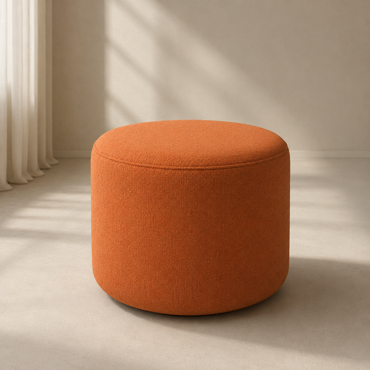 Amber Rust Ottoman