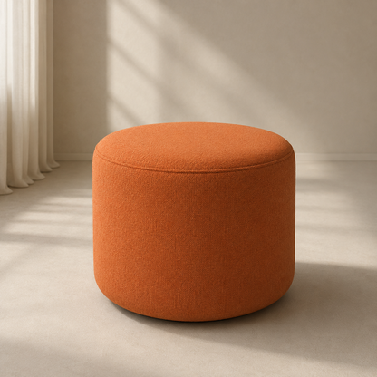 Amber Rust Ottoman