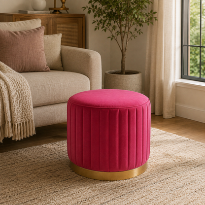 Rose Luxe Ottoman