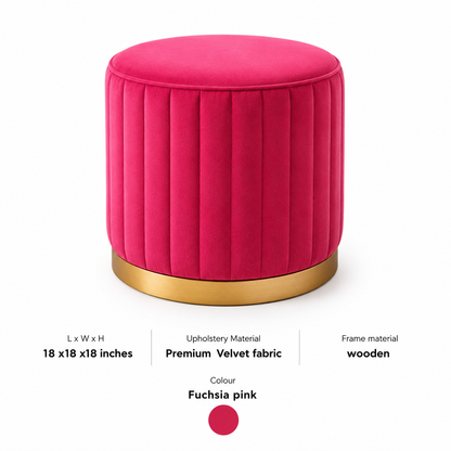 Rose Luxe Ottoman