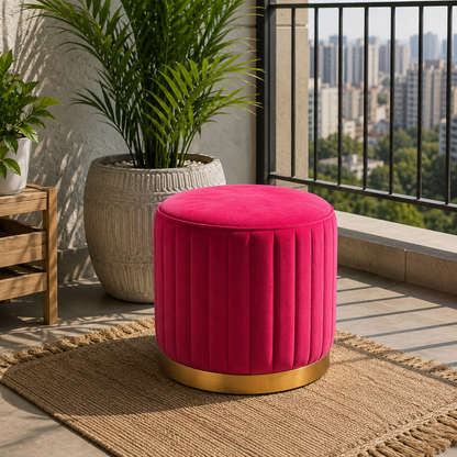 Rose Luxe Ottoman