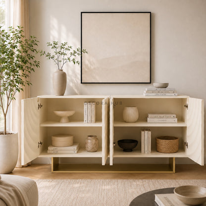 Ivory Crescent Wave Sideboard - image 2
