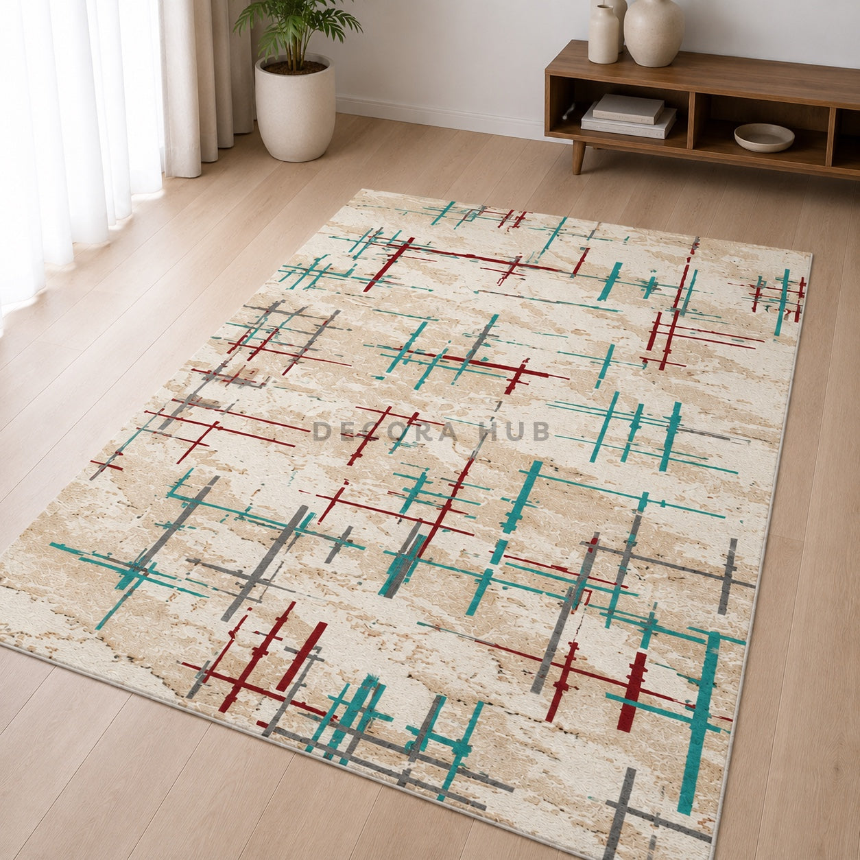 Linear Luxe Designer Carpet