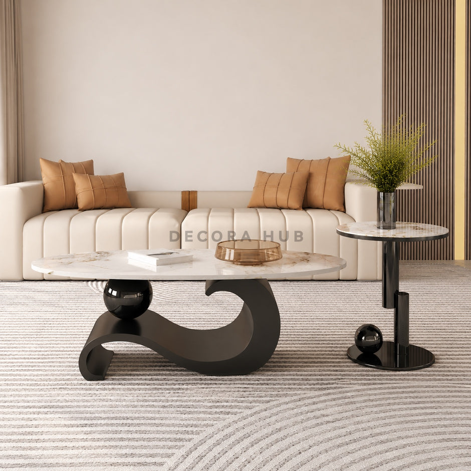 Marble Teapoy Tables | SS304 & Wood Bases from ₹9,869 – DecoraHub