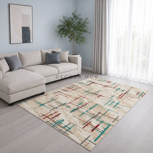 Linear Luxe Designer Carpet