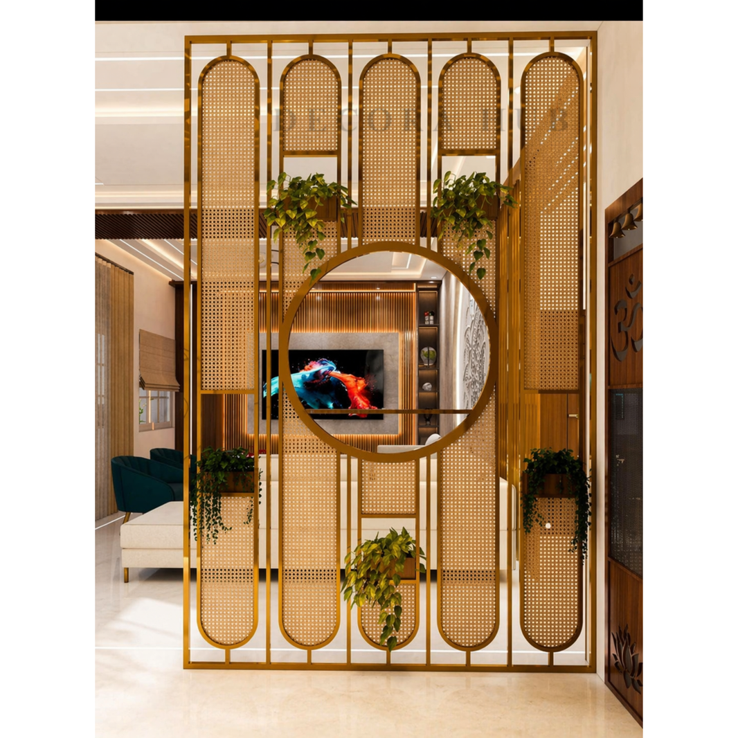 Stainless Steel PVD Partitions for Living Room | 2000+ Happy Customers ...