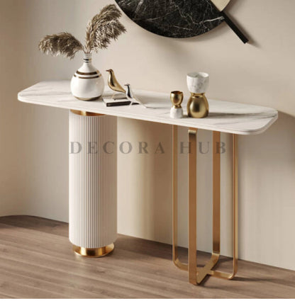 Luxury designer Golden Base Console L 40 X W 14 X H 36 Inches
