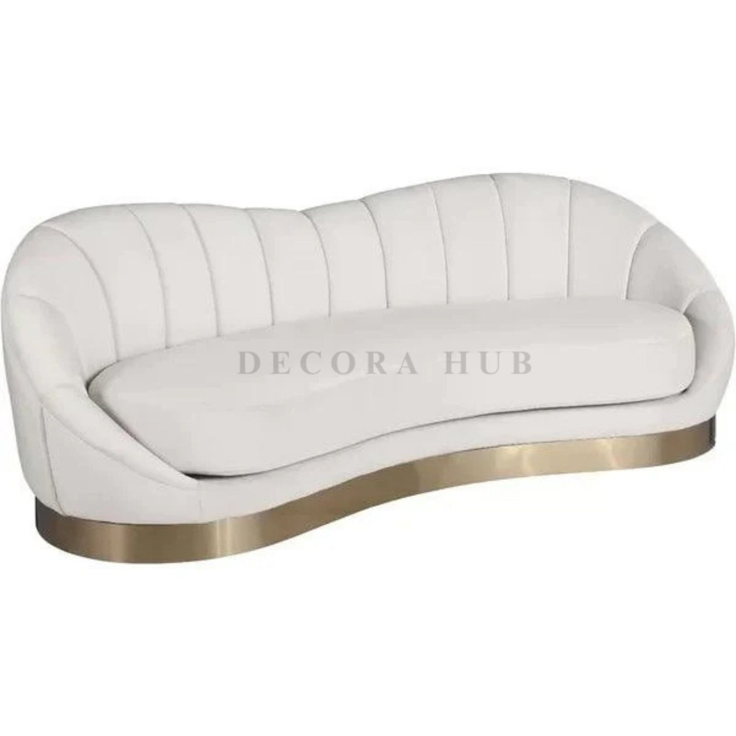 Metal Legs 3 Seater Sofa 