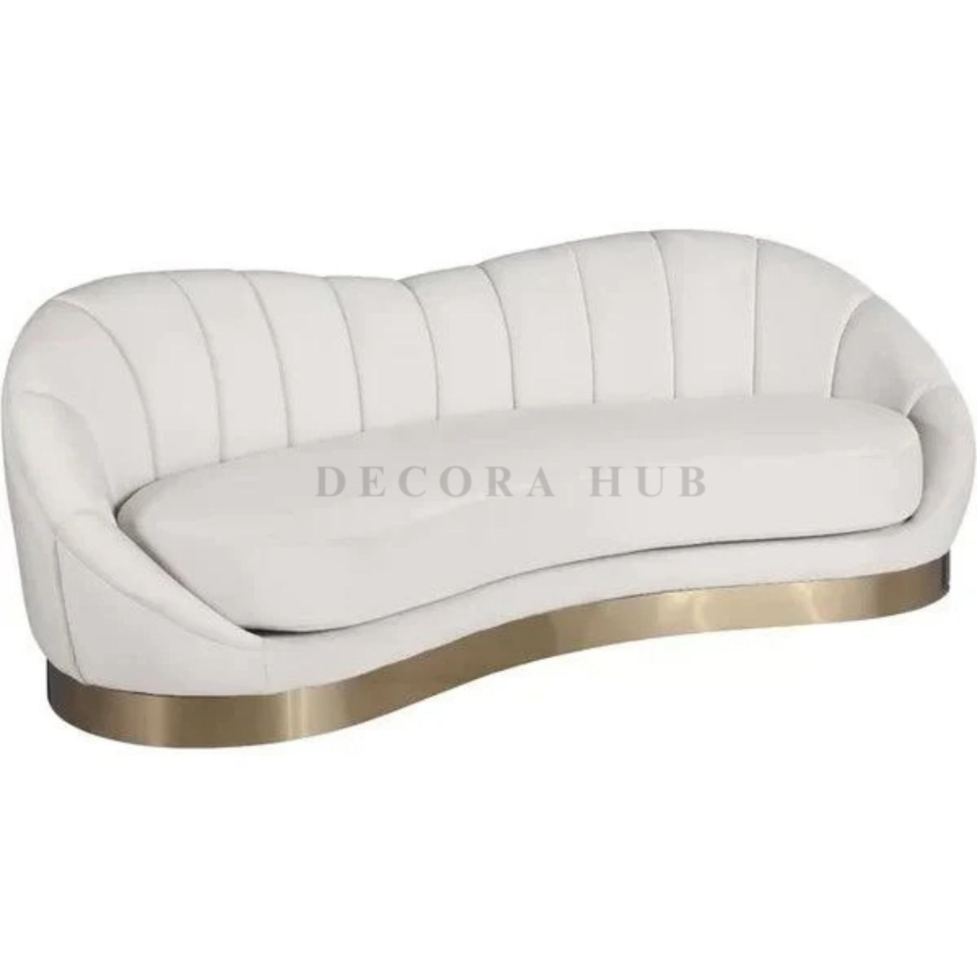 Metal Legs 3 Seater Sofa 