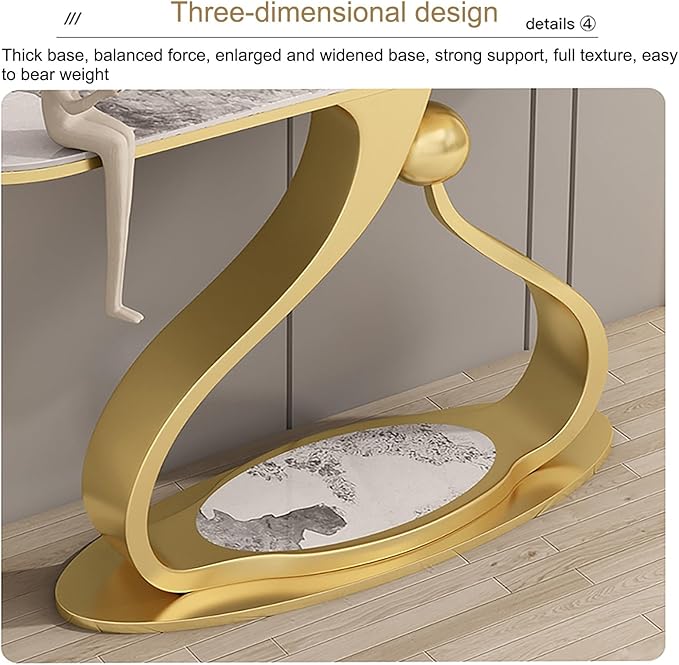 Modern Designer Marble Console Table - image 3