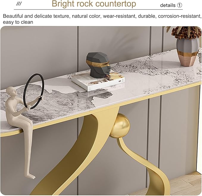 Modern Designer Marble Console Table - image 4