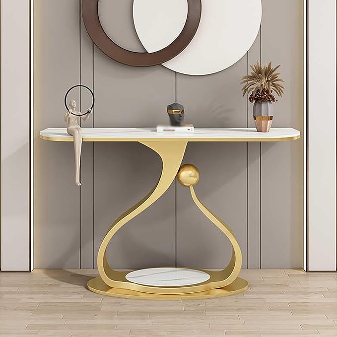 Modern Designer Marble Console Table