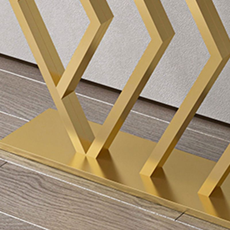 Modern Metal Console Table White - image 4