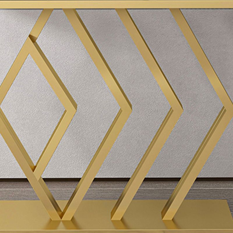 Modern Metal Console Table White - image 5