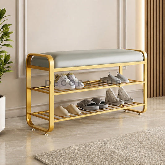 Premium Shoe Rack Bench with Soft Cushion