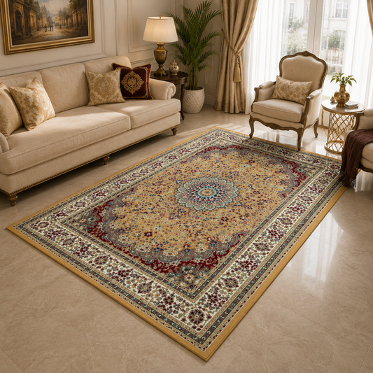 Persian Royale Mustard Carpet
