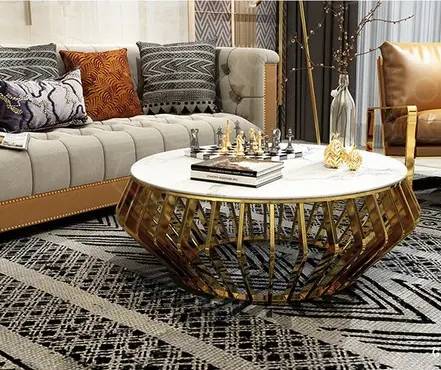 Rustic-white-luxurious-centre-table