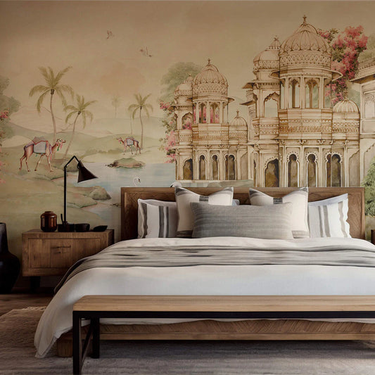 Indian Mahal Mural Wallpaper