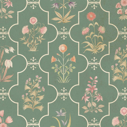 Indian Mughal Flower wallpaper