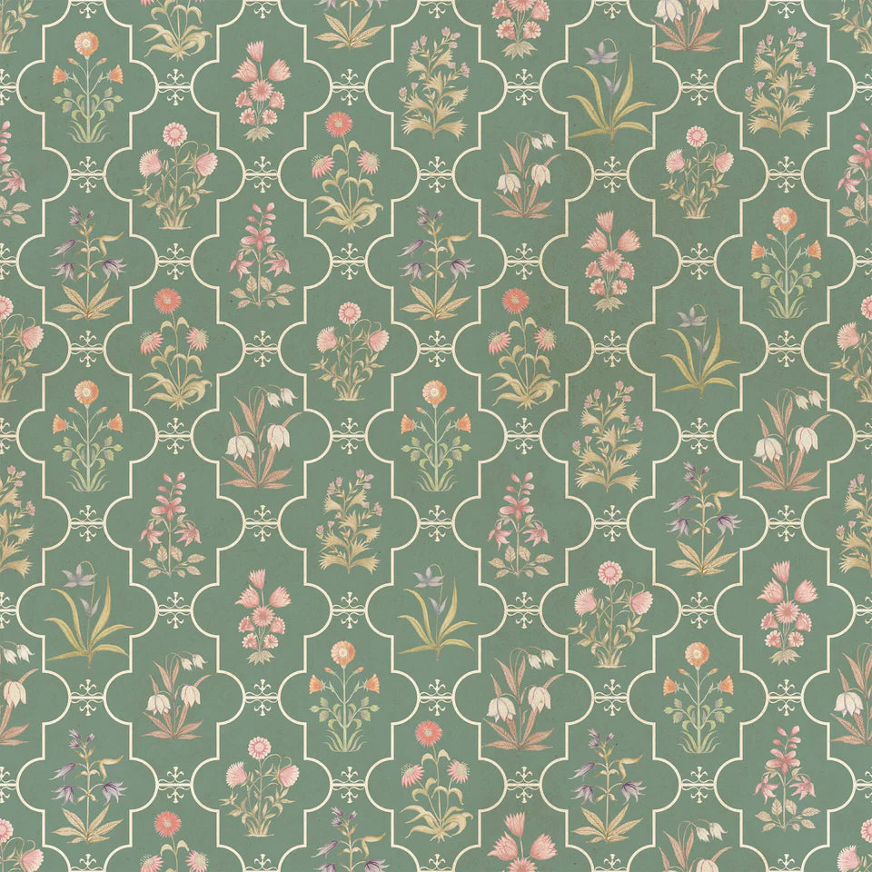 Indian Mughal Flower wallpaper