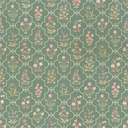 Indian Mughal Flower wallpaper