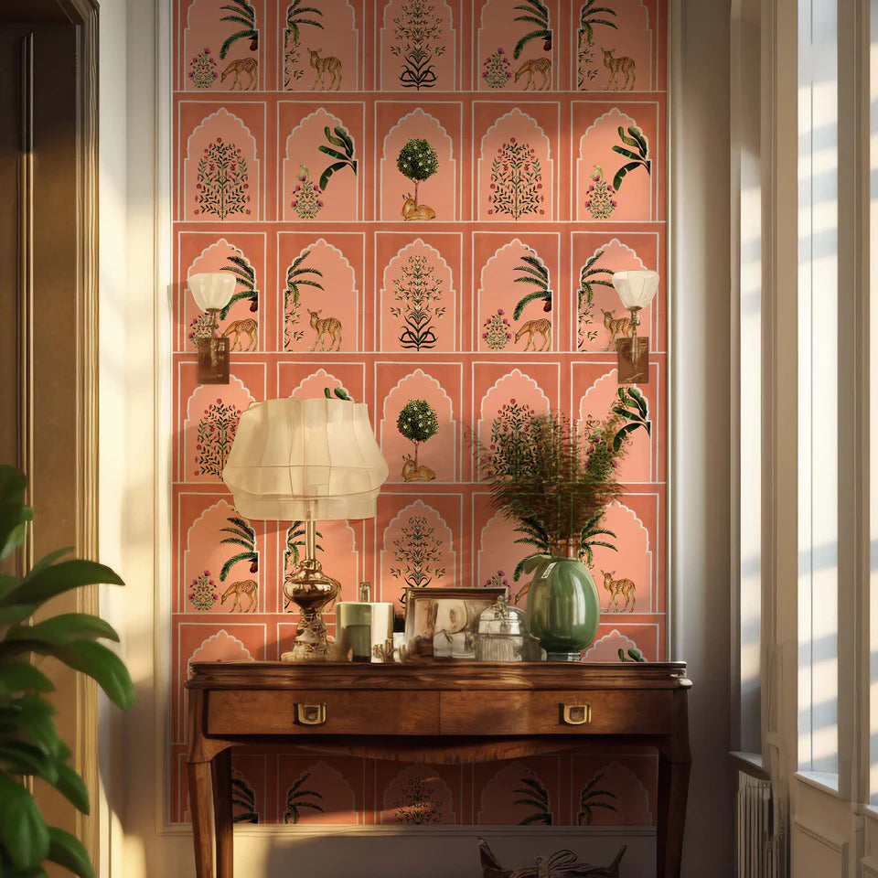 Tropical Mahal Wallpaper