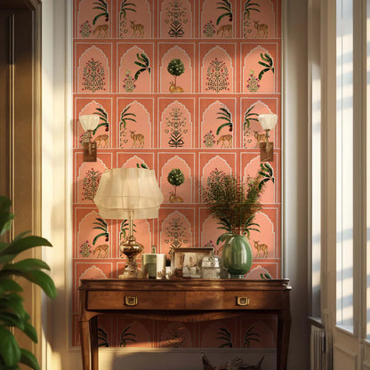 Tropical Mahal Wallpaper