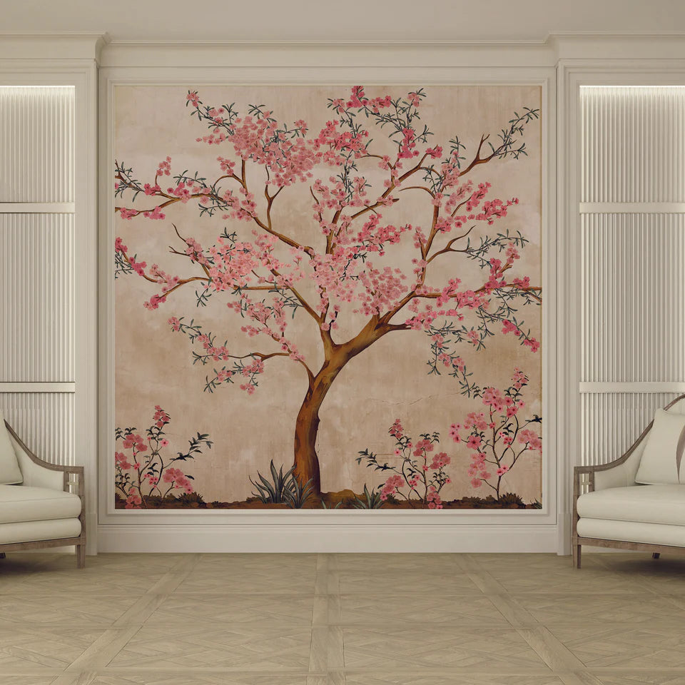 Pink Cherry Blossom Tree Wallpaper