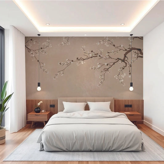 Rustic Cherry Blossom Wallpaper
