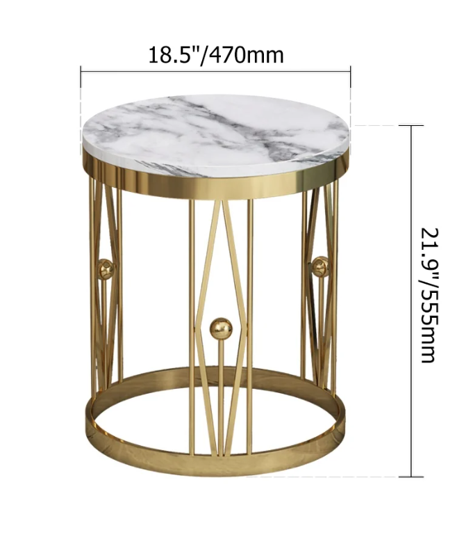 Trapezium Decorative Side Table