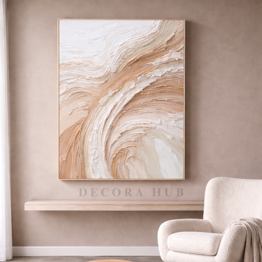 Sandstorm Swirl Texture Art