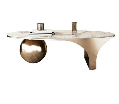 Marvellous Centre Table In Gold Colour