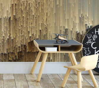 Gold Strip Design Wallpaper