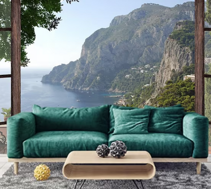 Sea View 3D Wallpaper