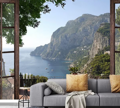 Sea View 3D Wallpaper