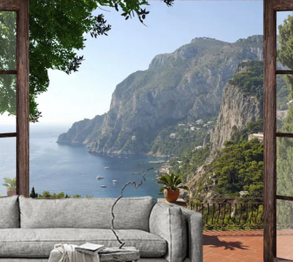 Sea View 3D Wallpaper