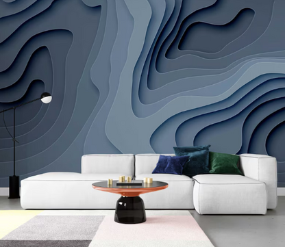 Blue 3D wallpaper