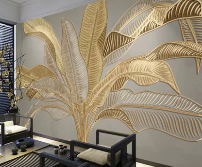Banana Leaf 3D Wallpaper