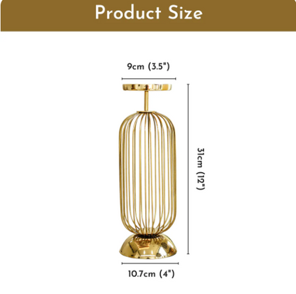 Large Cage Candle Holder