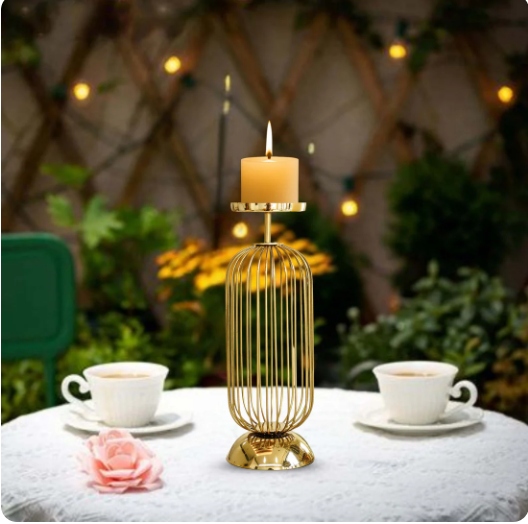 Large Cage Candle Holder