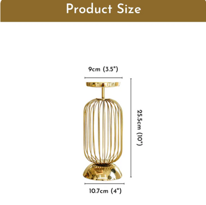 Small Cage Candle Holder