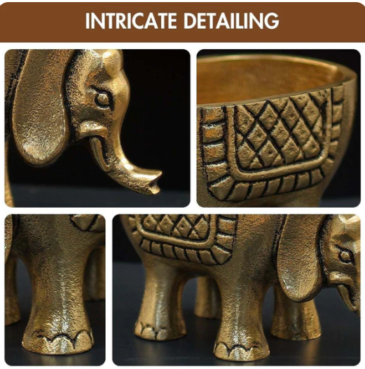 Elephant Metal Candle Holder