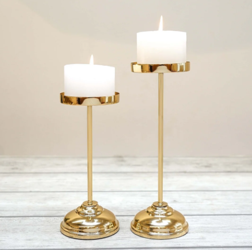Pillar  Candle Holder Set of 2