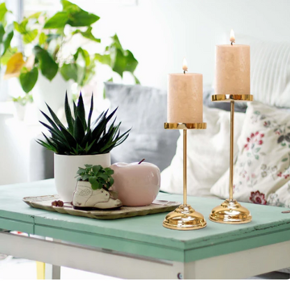 Pillar  Candle Holder Set of 2