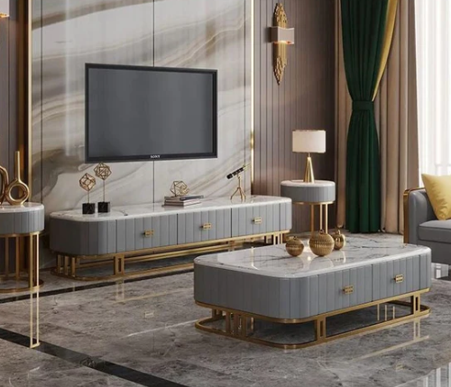 Decorative Gray TV Unit