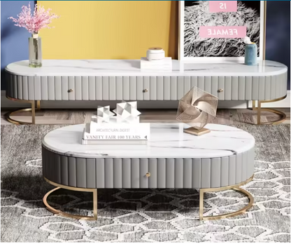 Gray Modular TV Unit For Living Area