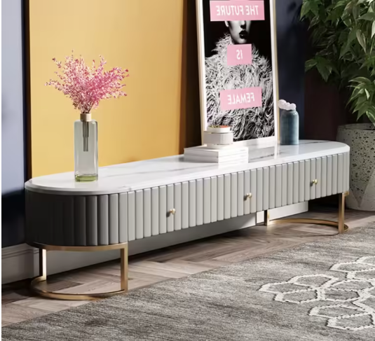 Gray Modular TV Unit For Living Area