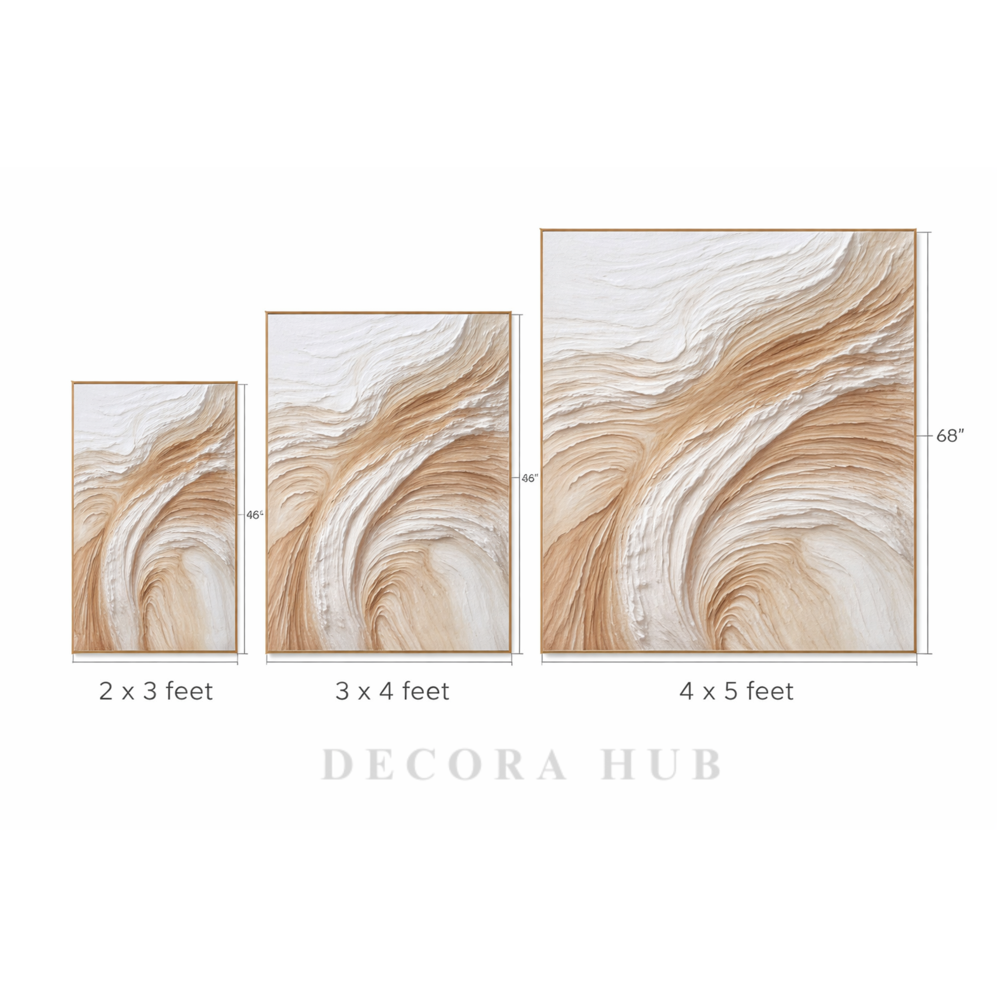 Texture Wall Art Made With Canvas