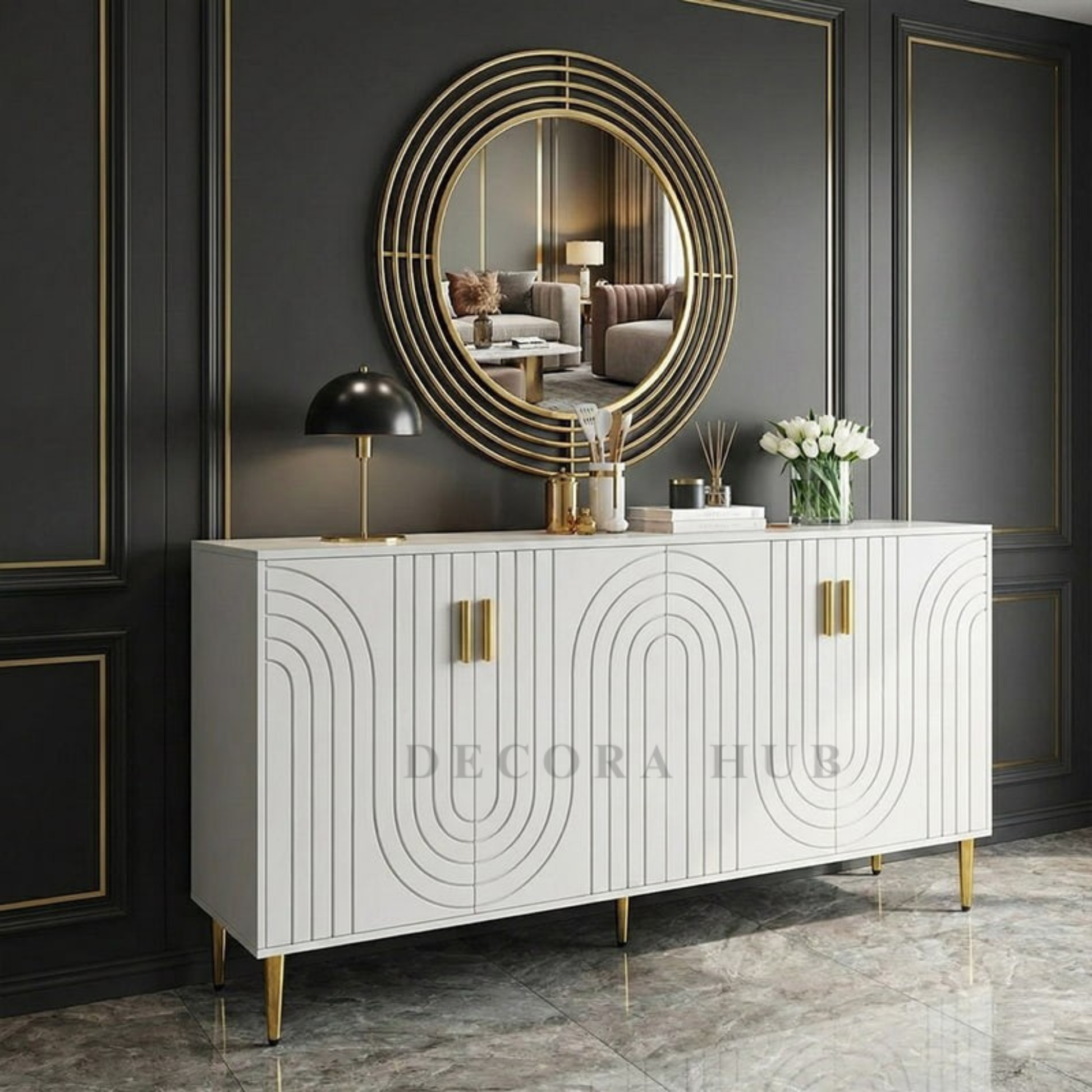 The Axis Wooden Console Table - image 2